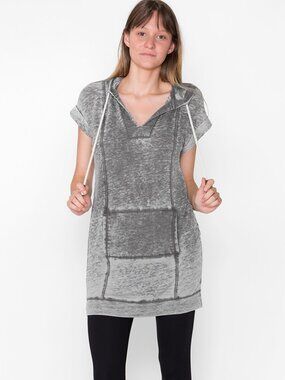 NWT Splendid Women's Burnout Tunic Hoodie Shadow Size L